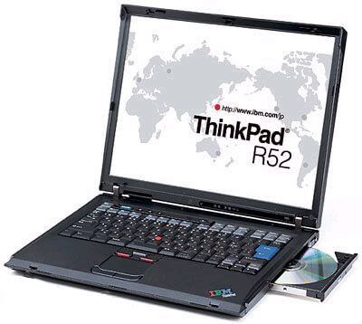 Ноутбук Lenovo ThinkPad R52 медленно работает